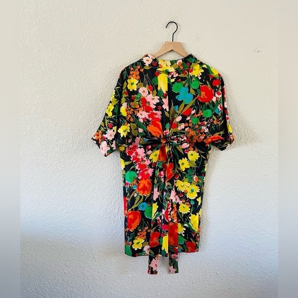 Vintage 40s/50s Mitzi Morgan Floral Dress - Picture 2 of 16